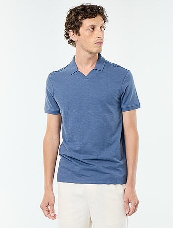 Polo liso de manga corta