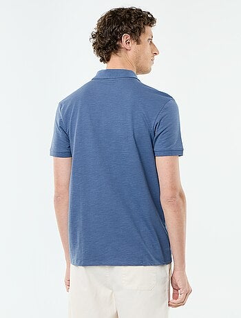 Polo liso de manga corta