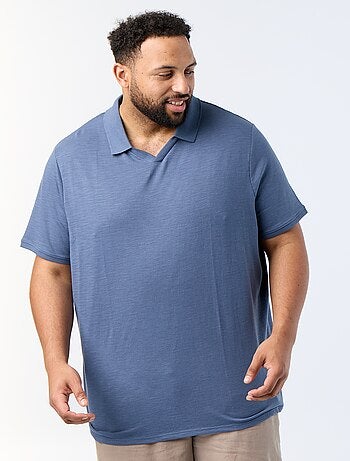 Polo liso de manga corta