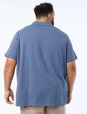 Polo liso de manga corta