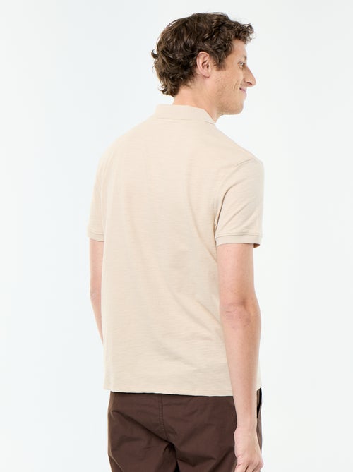 Polo liso de manga corta - Kiabi Polo liso de manga corta - Kiabi