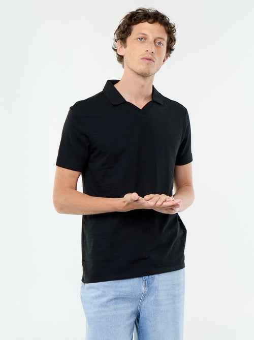 Polo liso de manga corta - Kiabi Polo liso de manga corta - Kiabi