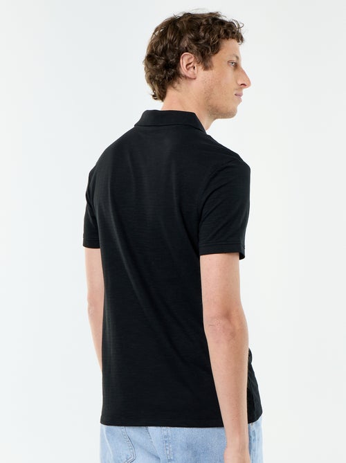 Polo liso de manga corta - Kiabi Polo liso de manga corta - Kiabi