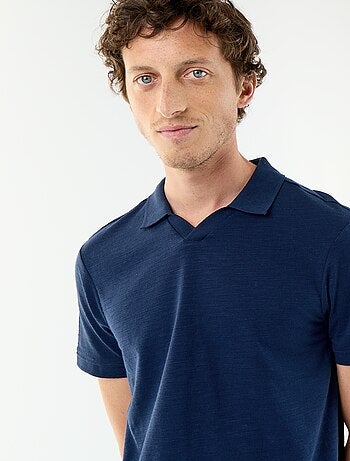 Polo liso de manga corta