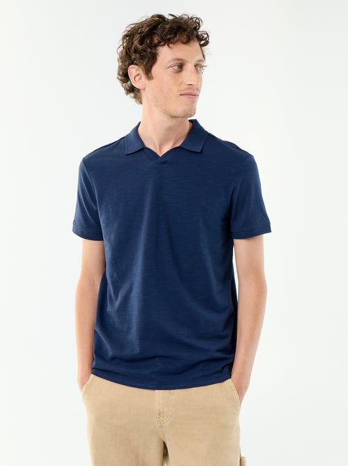 Polo liso de manga corta - Kiabi Polo liso de manga corta - Kiabi