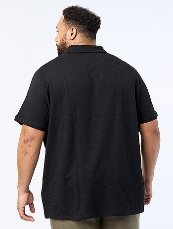 Polo liso de manga corta