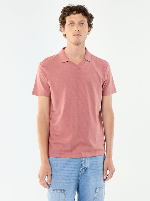 Polo liso de manga corta - Kiabi Polo liso de manga corta - Kiabi