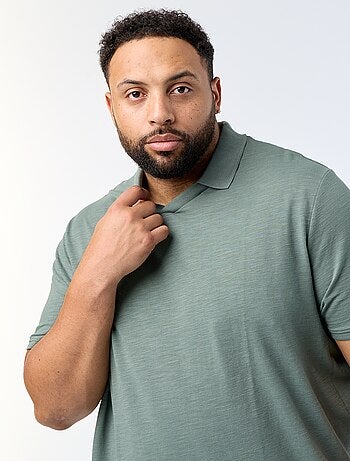 Polo liso de manga corta