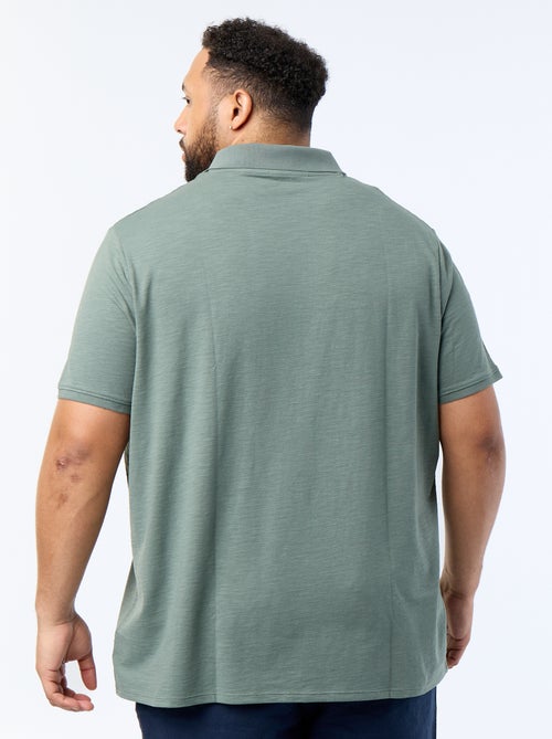 Polo liso de manga corta - Kiabi Polo liso de manga corta - Kiabi