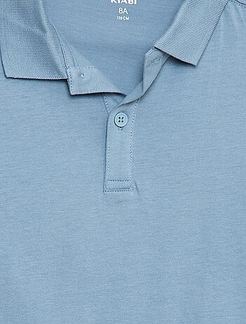 Polo liso de manga larga