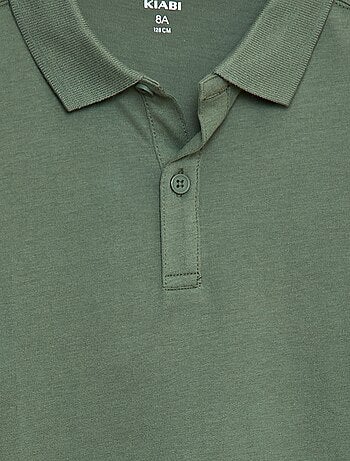 Polo liso de manga larga
