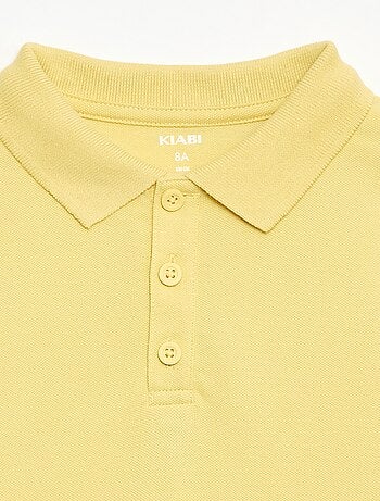 Polo liso de punto de piqué