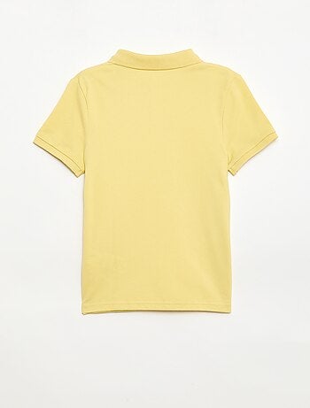 Polo liso de punto de piqué