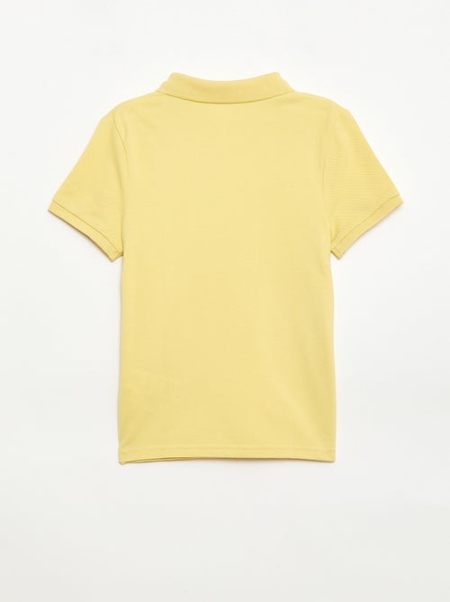 Polo liso de punto de piqué - Kiabi