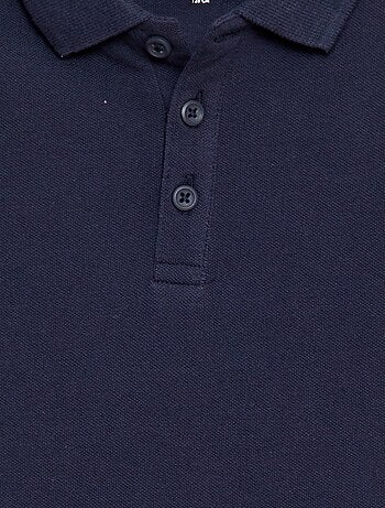 Polo liso de punto de piqué
