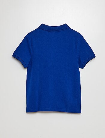Polo liso de punto de piqué