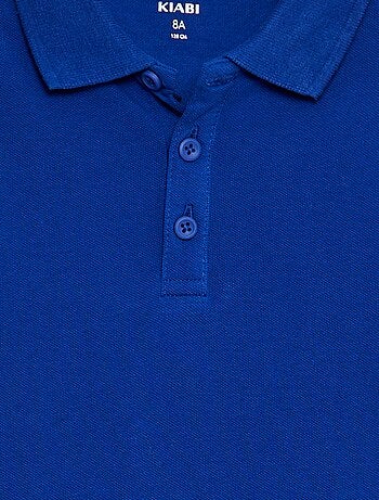 Polo liso de punto de piqué