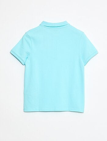 Polo liso de punto de piqué