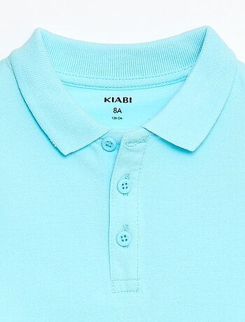 Polo liso de punto de piqué
