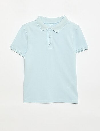 Polo liso de punto de piqué