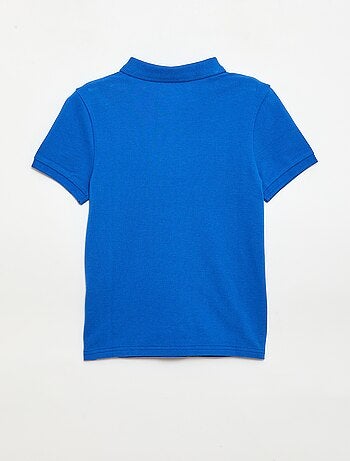 Polo liso de punto de piqué