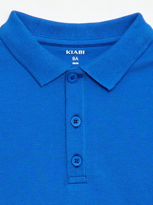 Polo liso de punto de piqué - Kiabi