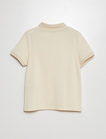 Polo liso de punto de piqué