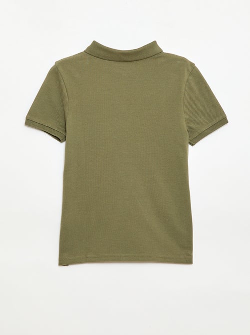 Polo liso de punto de piqué - Kiabi