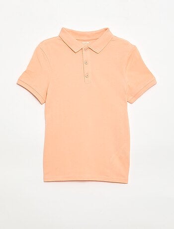 Polo liso de punto de piqué
