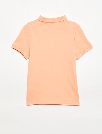 Polo liso de punto de piqué