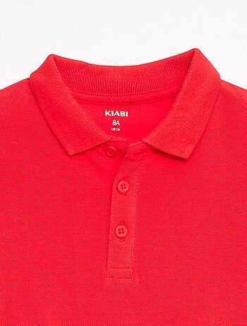 Polo liso de punto de piqué