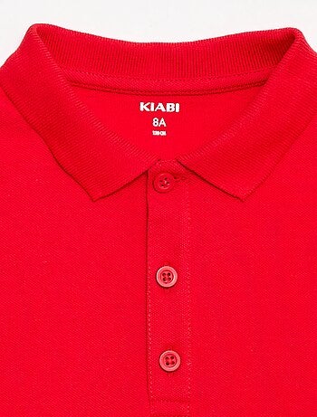 Polo liso de punto de piqué