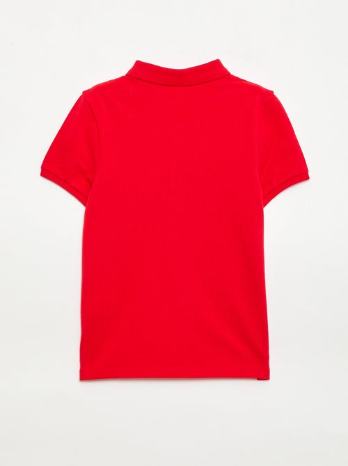 Polo liso de punto de piqué - Kiabi