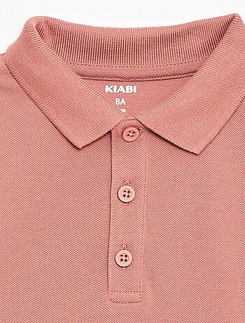 Polo liso de punto de piqué