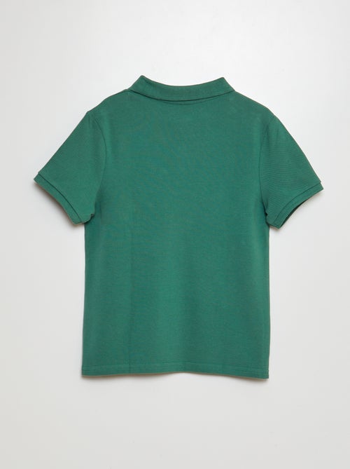 Polo liso de punto de piqué - Kiabi