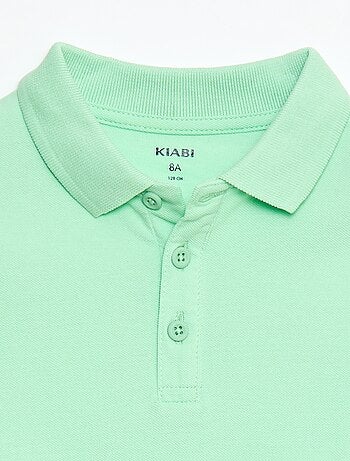 Polo liso de punto de piqué