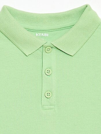 Polo liso de punto de piqué