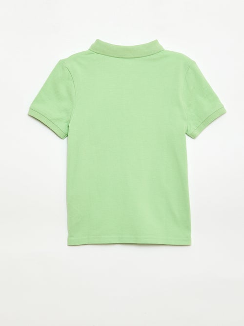 Polo liso de punto de piqué - Kiabi