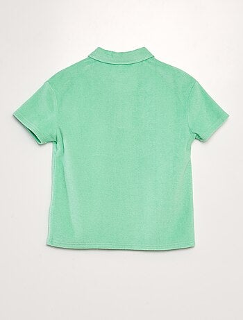 Polo liso de rizo