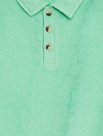 Polo liso de rizo