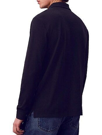 Polo Manga Larga Calvin Klein de Hombre Casual Piqué
