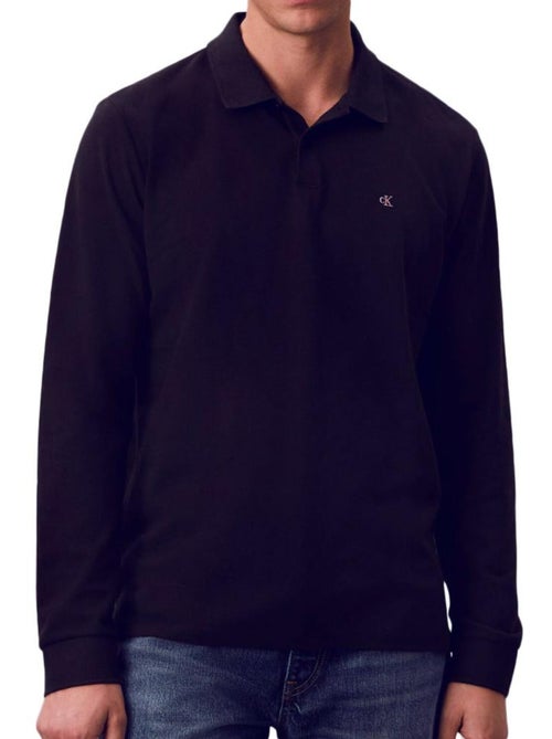 Polo Manga Larga Calvin Klein de Hombre Casual Piqué - Kiabi Polo Manga Larga Calvin Klein de Hombre Casual Piqué - Kiabi