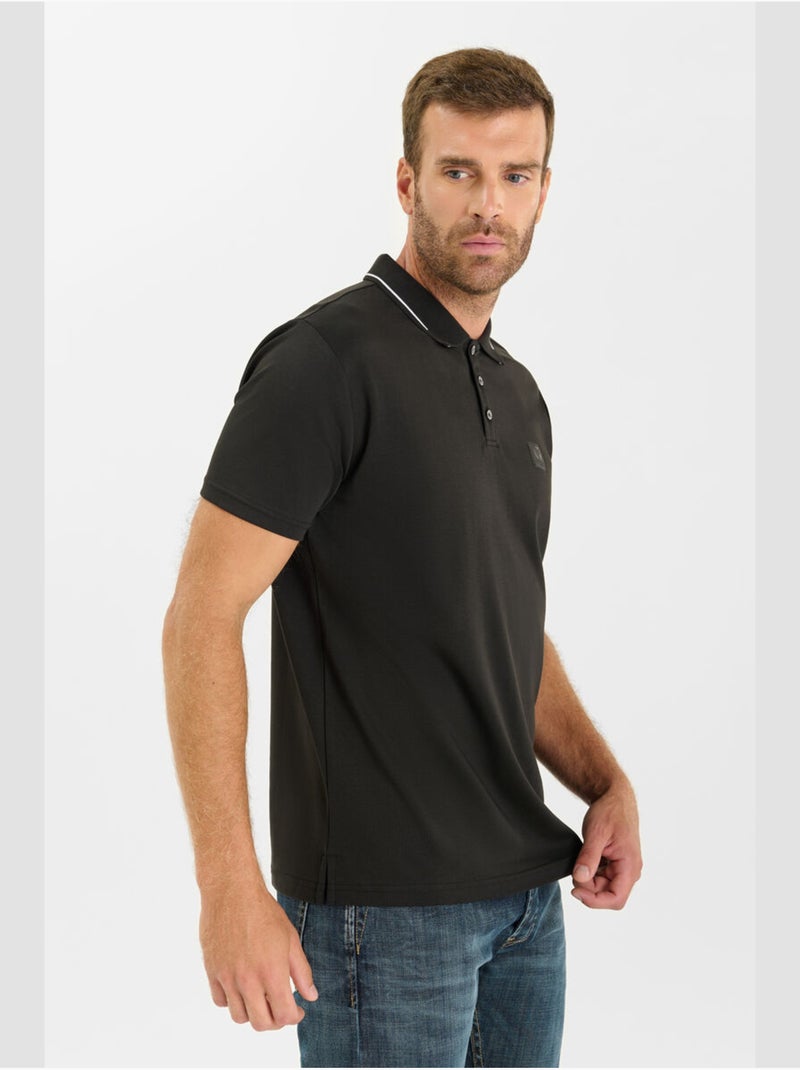 Polo OARON Negro - Kiabi