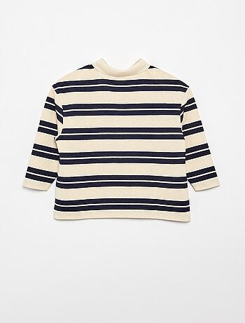 Polo oversize a rayas