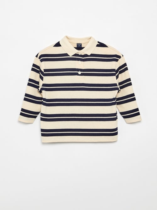 Polo oversize a rayas - Kiabi