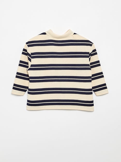 Polo oversize a rayas - Kiabi