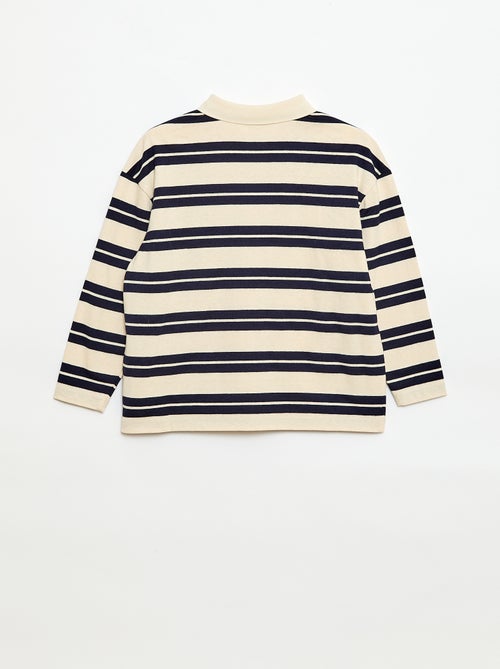 Polo oversize a rayas - Kiabi