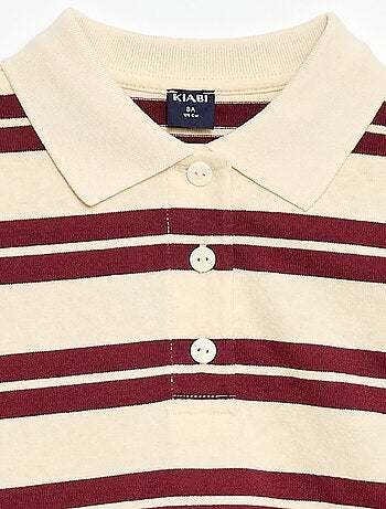 Polo oversize a rayas