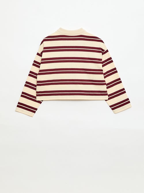 Polo oversize a rayas - Kiabi