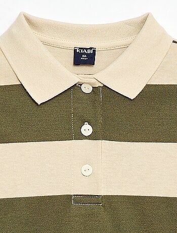 Polo oversize a rayas